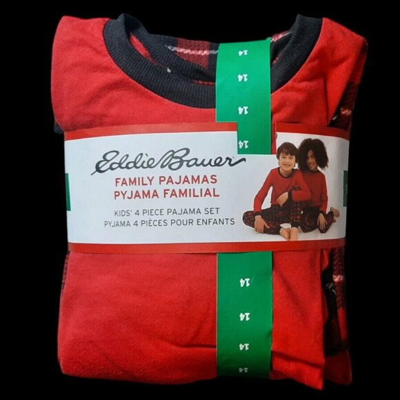 Eddie Bauer Youth 4 Piece Pajama Set Size 14 (Large) - Picture 1 of 1